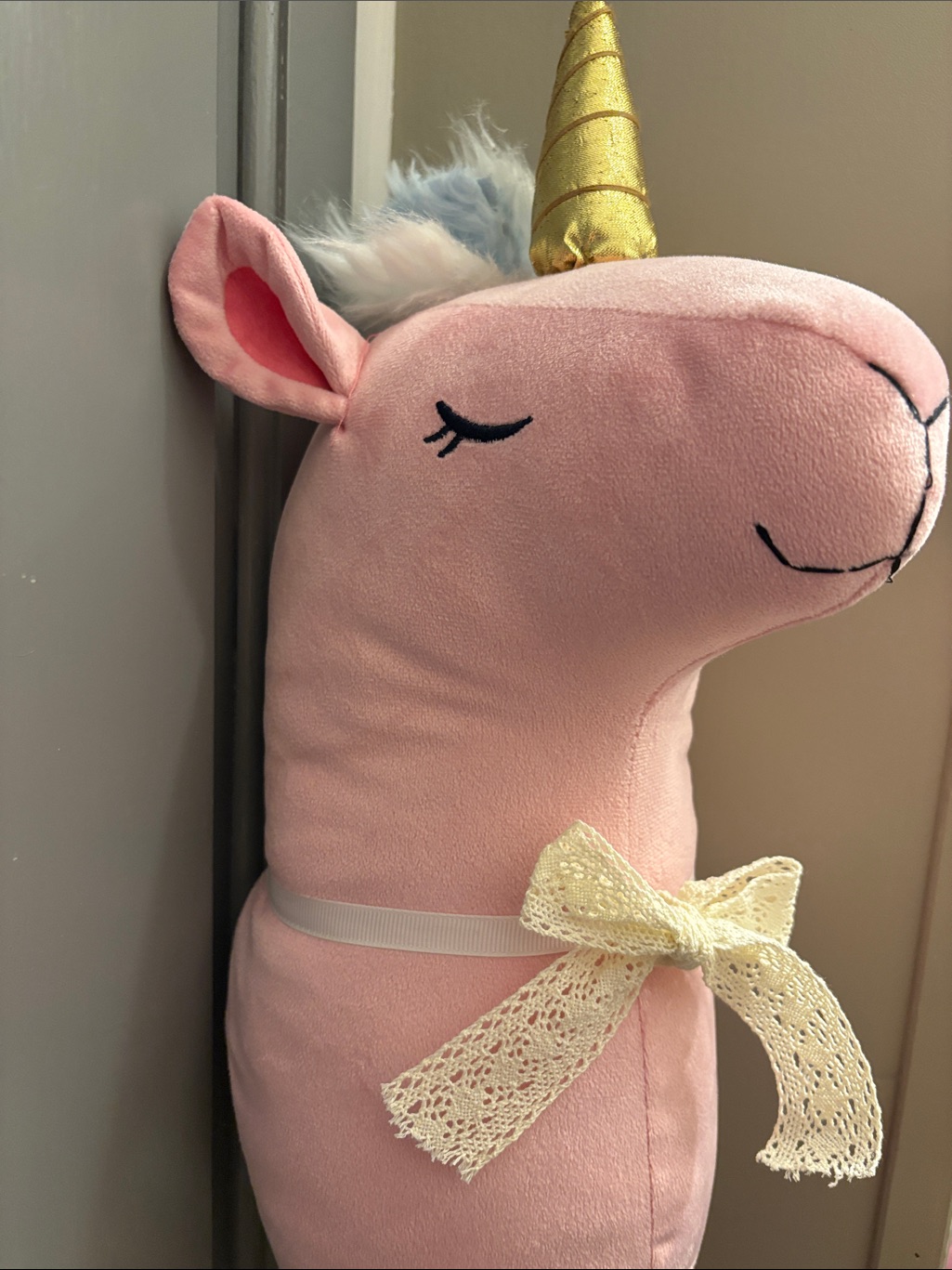 The Big One Kids Unicorn Head Mount Wall Decor Nwot — image 3 of 8